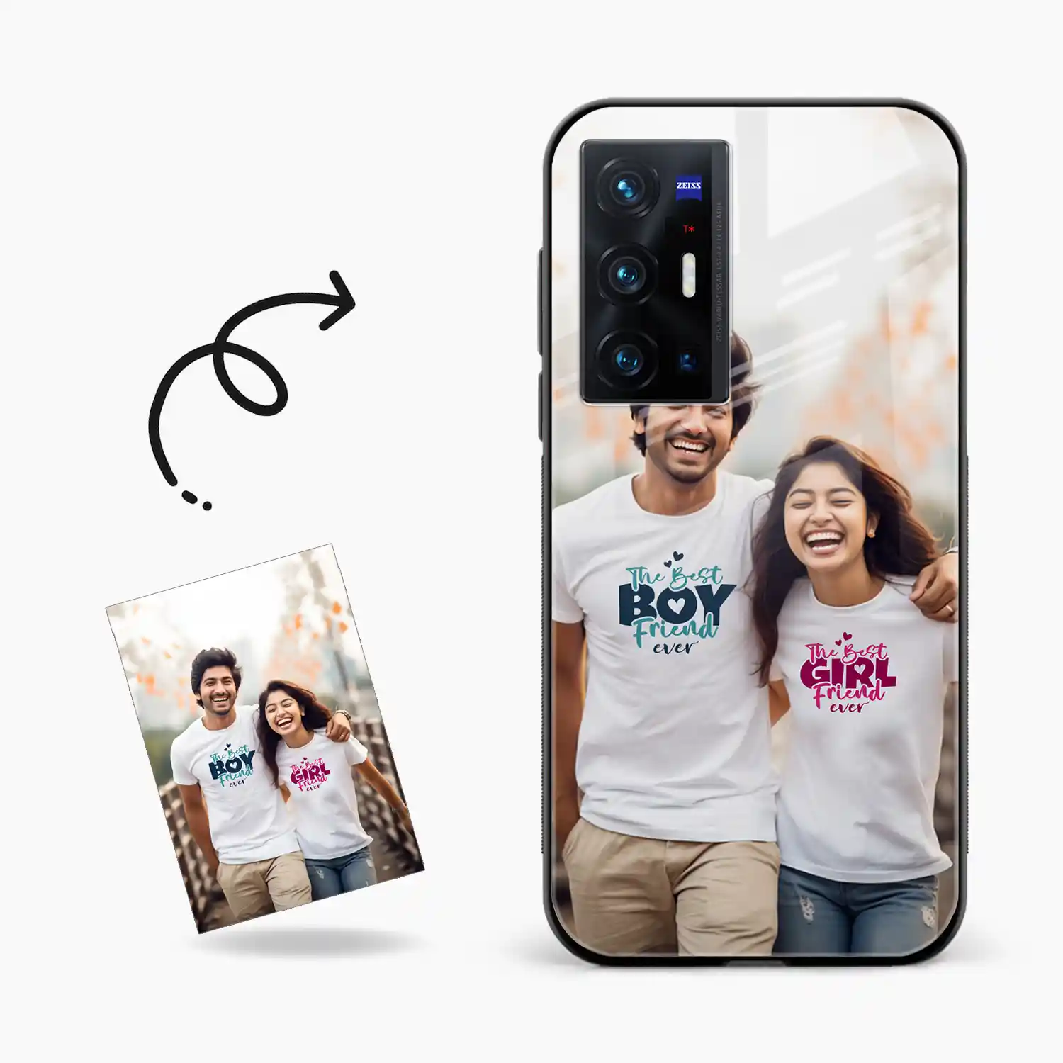 Customised Photo Printed Vivo X70 Pro Plus Back Cover
