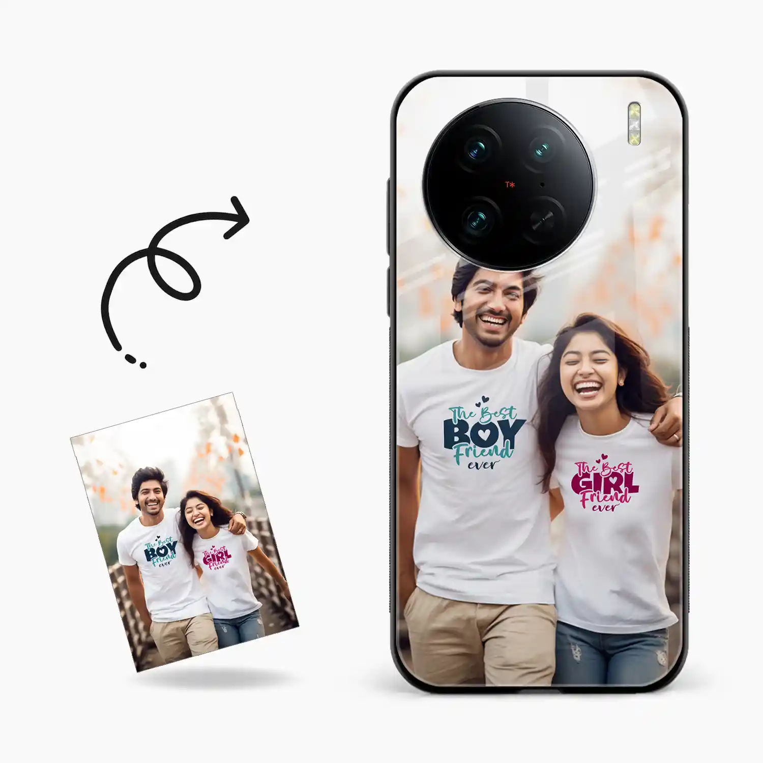 Customised Photo Printed Vivo X90 Back Cover