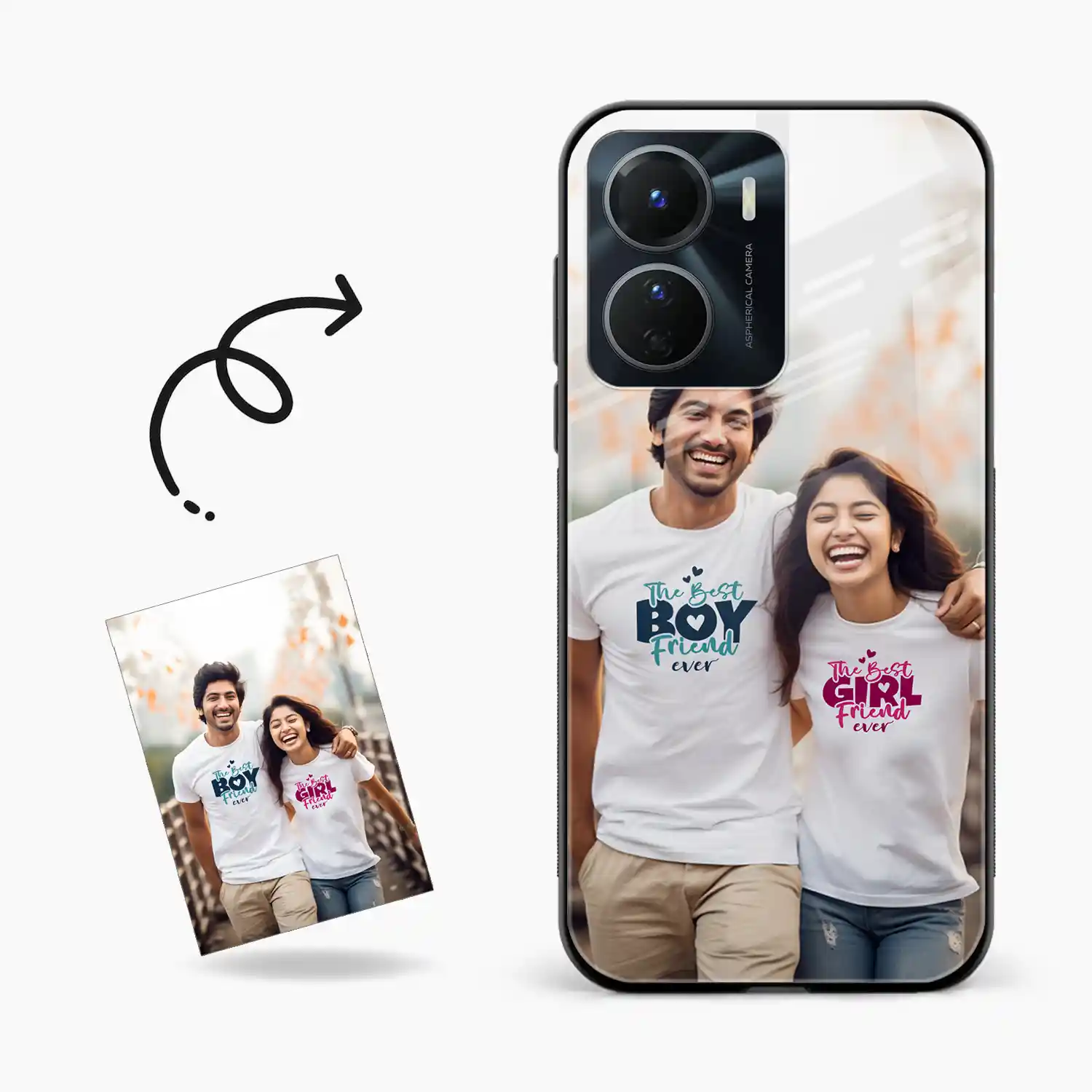 Customised Photo Printed Vivo Y16 Back Cover