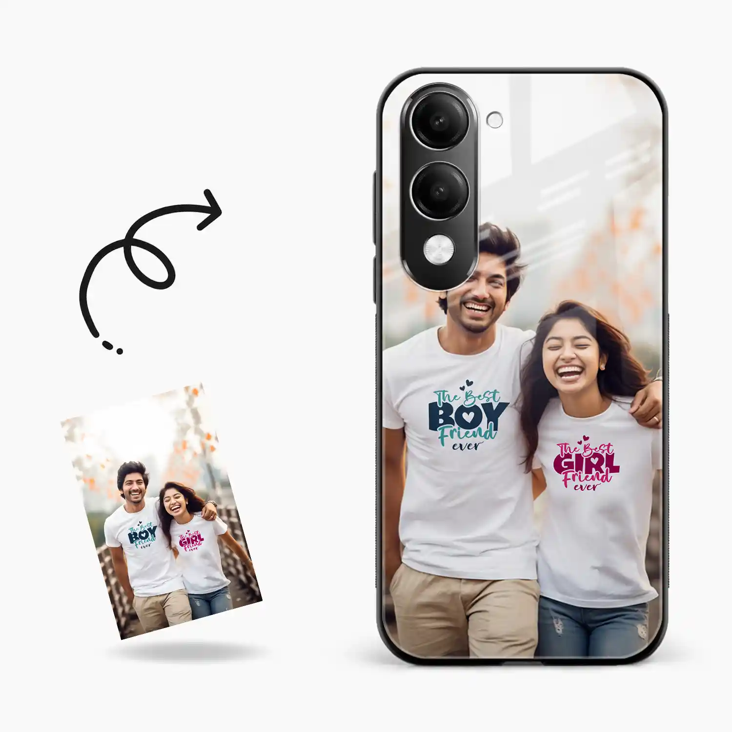 Customised Photo Printed Vivo Y19s 5G Back Cover