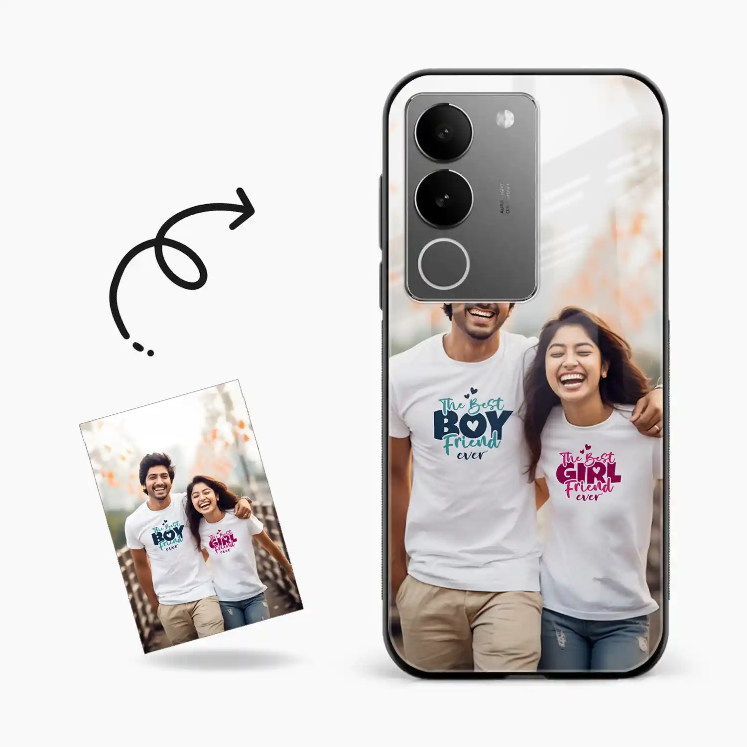 Customised Photo Printed Vivo Y200 Back Cover