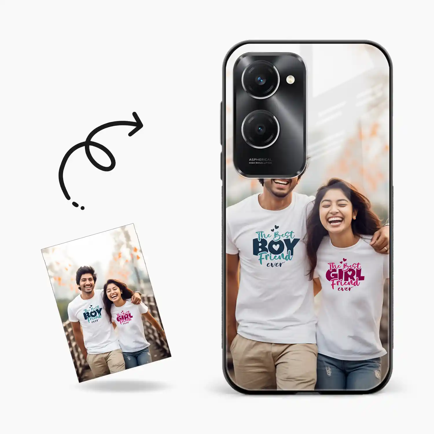 Customised Photo Printed Vivo Y28s 5G Back Cover