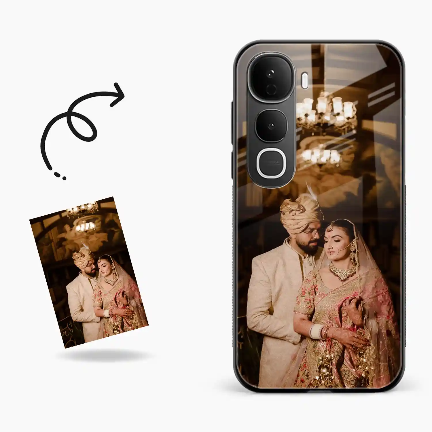 Customised Photo Printed Vivo Y400 Pro 5G Back Cover