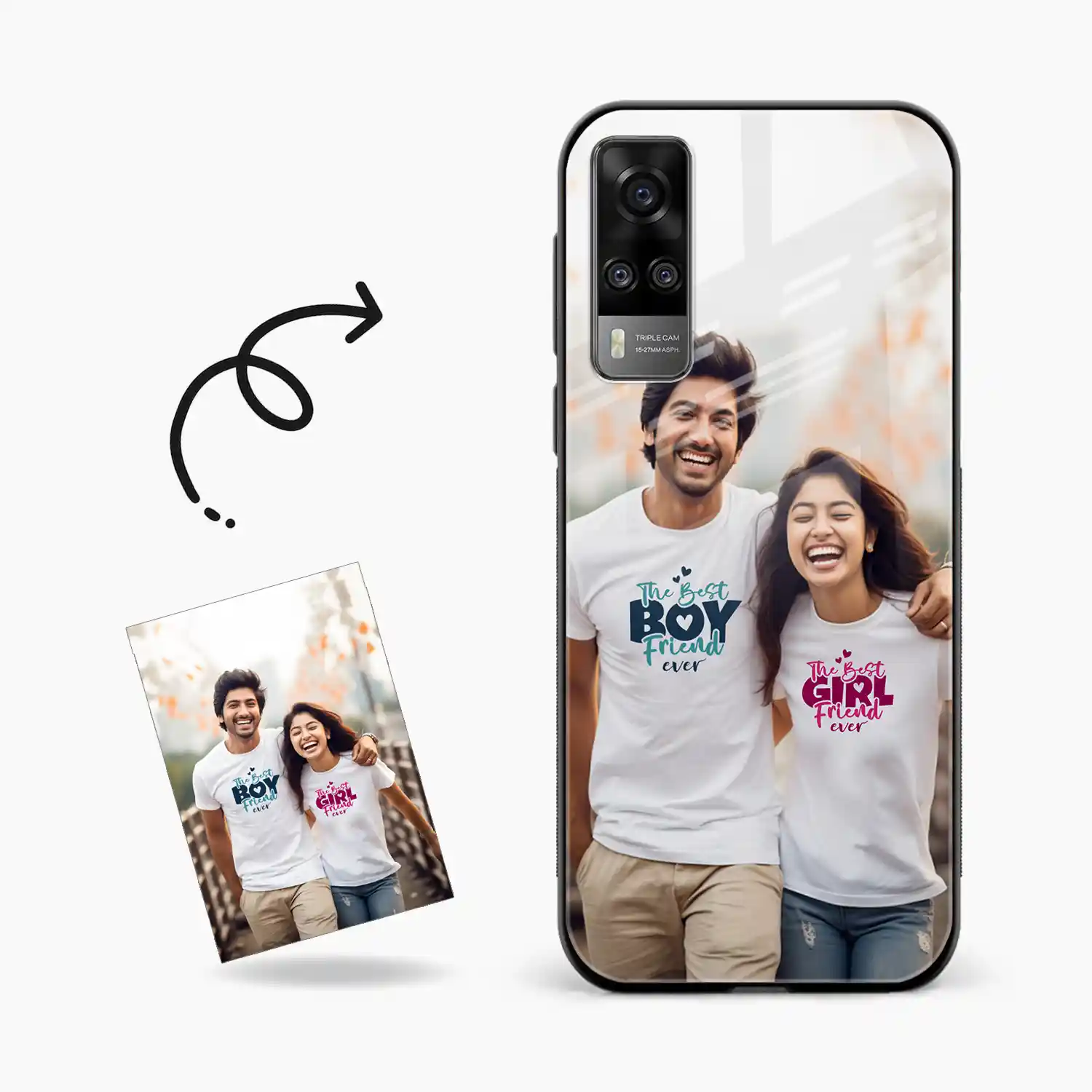 Customised Photo Printed Vivo Y51 Back Cover