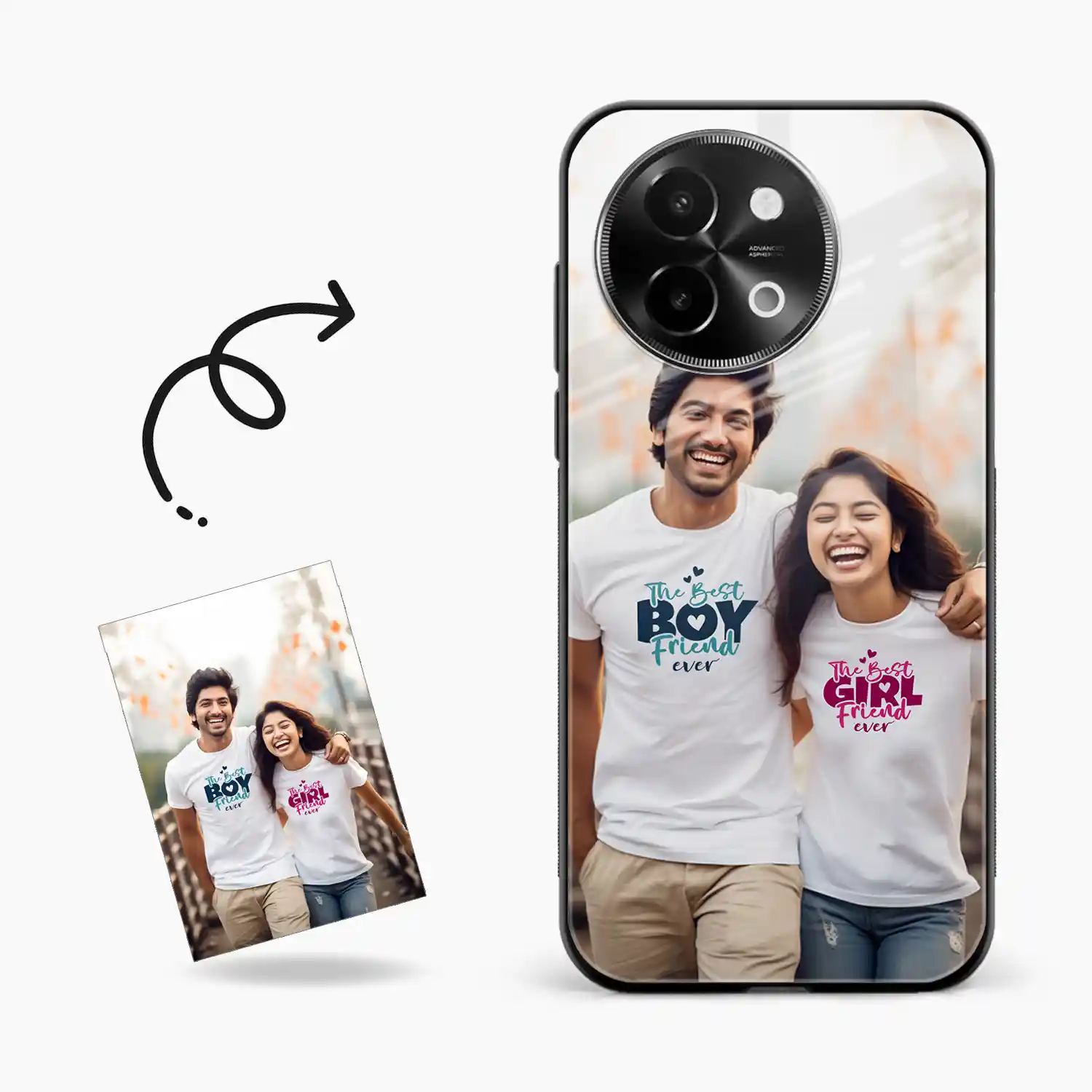 Customised Photo Printed Vivo Y58 5G Back Cover