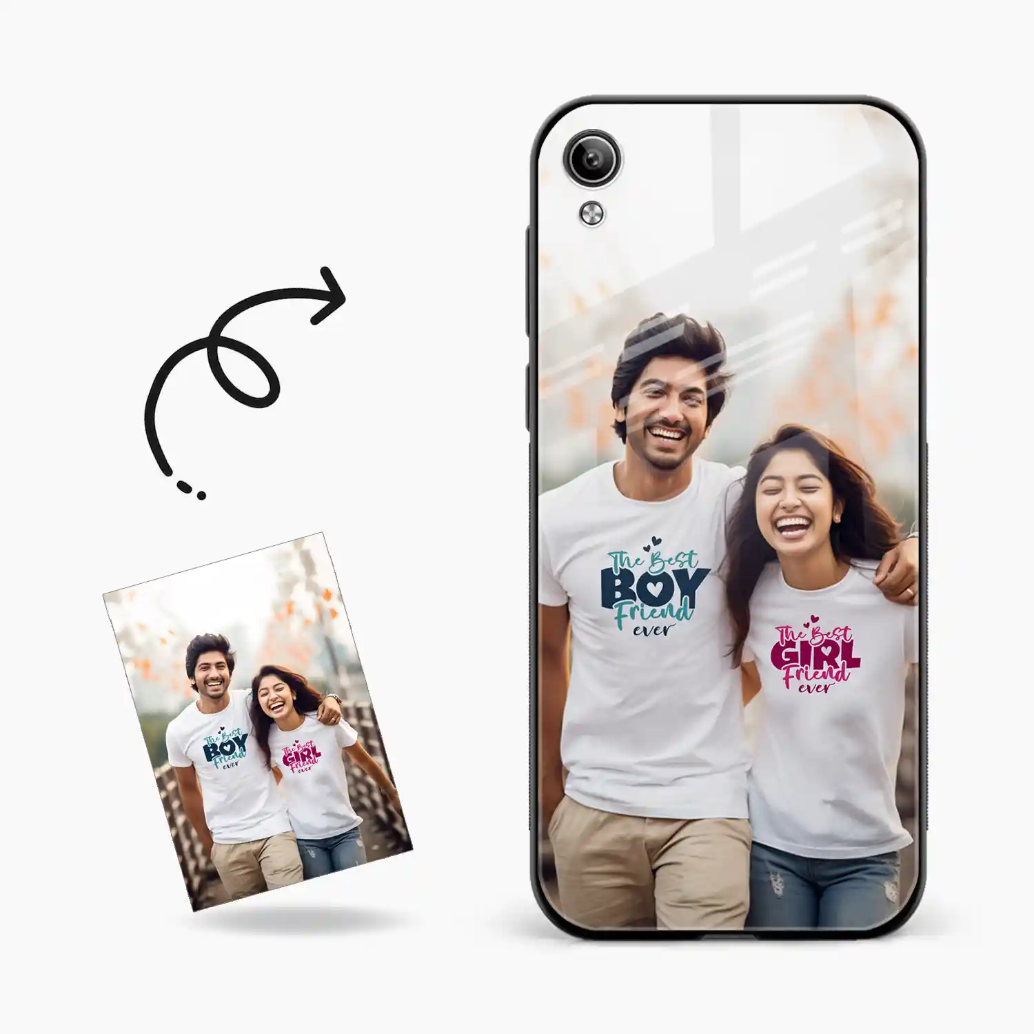 Customised Photo Printed Vivo Y91i Back Cover