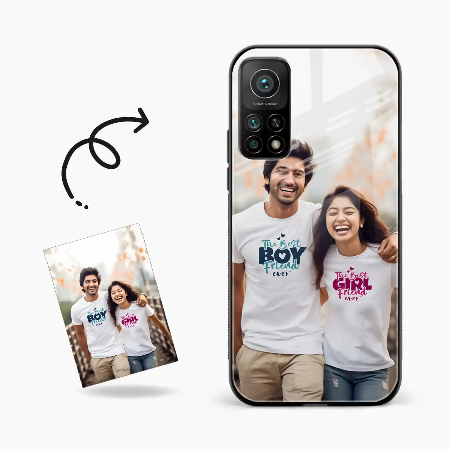 Customised Photo Printed Xiaomi Mi 10T Pro Back Cover