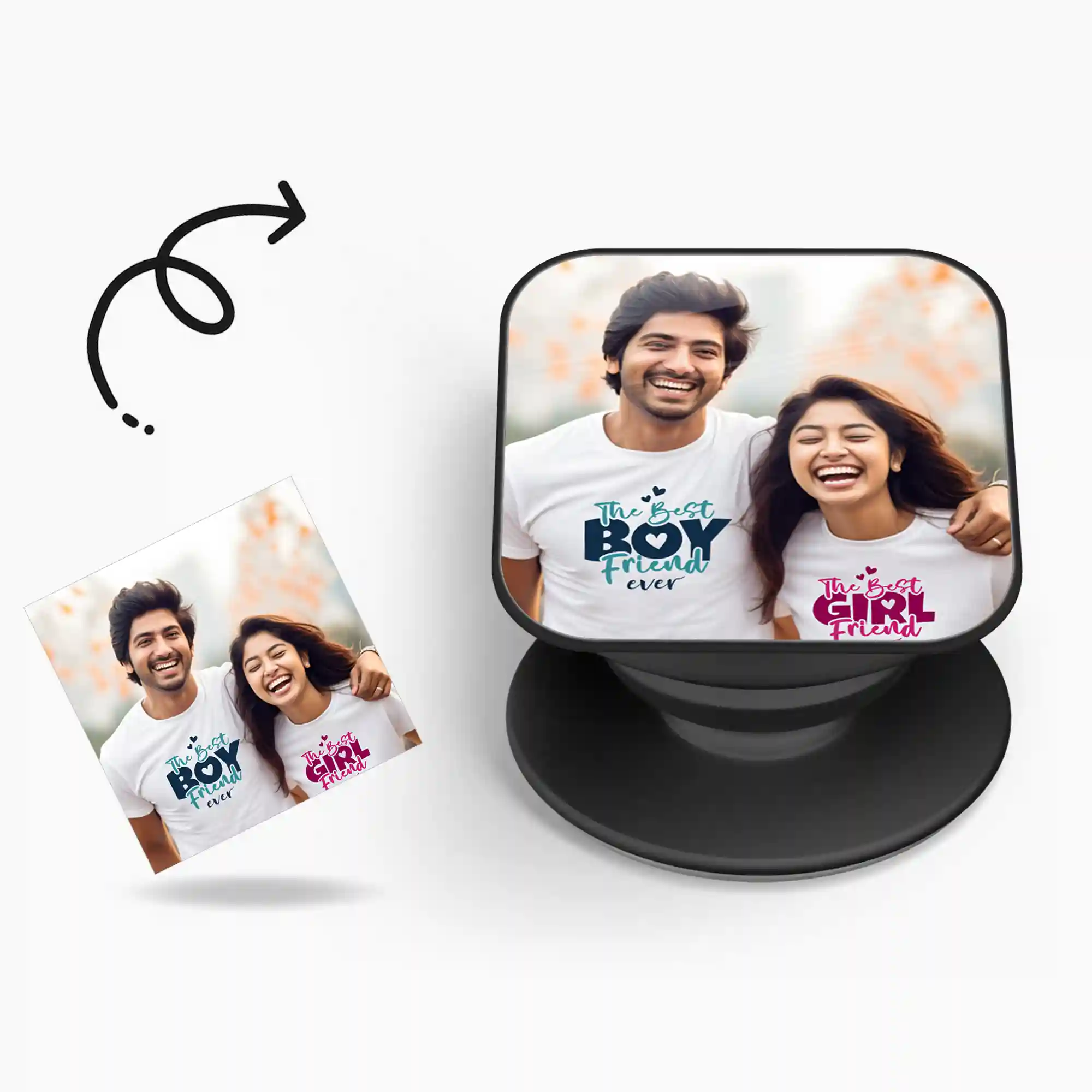 Customised Photo Printed Square Popup Socket